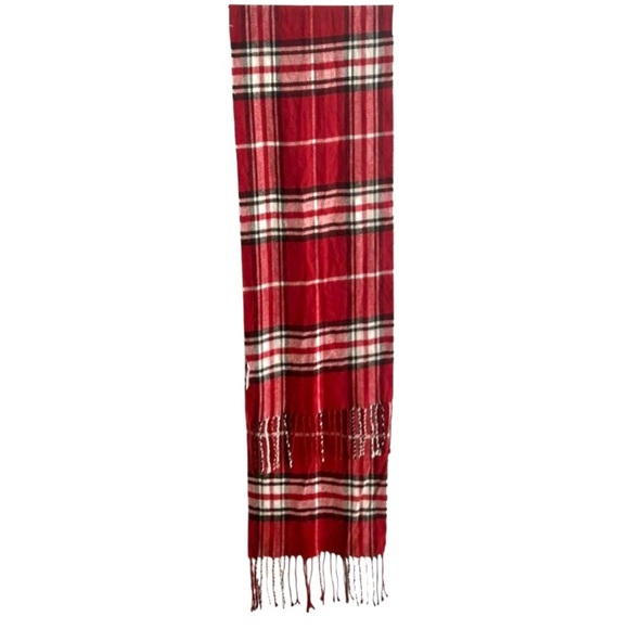 Croft & Barrow | Classic Red Plaid Scarf | NWOT - Picture 6 of 9
